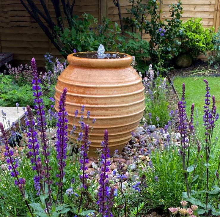 Beehive water feature